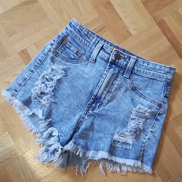 Fashion Nova Pants - 💙SOLD💙Denim High Waist Jean Shorts